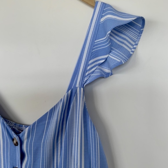 Striped Summer Jumpsuit  XL - Picture 2 of 3